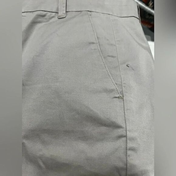 Vince Low-Rise Washed Cotton Crop Pant size 8 Lunar Dust gray - Picture 9 of 14